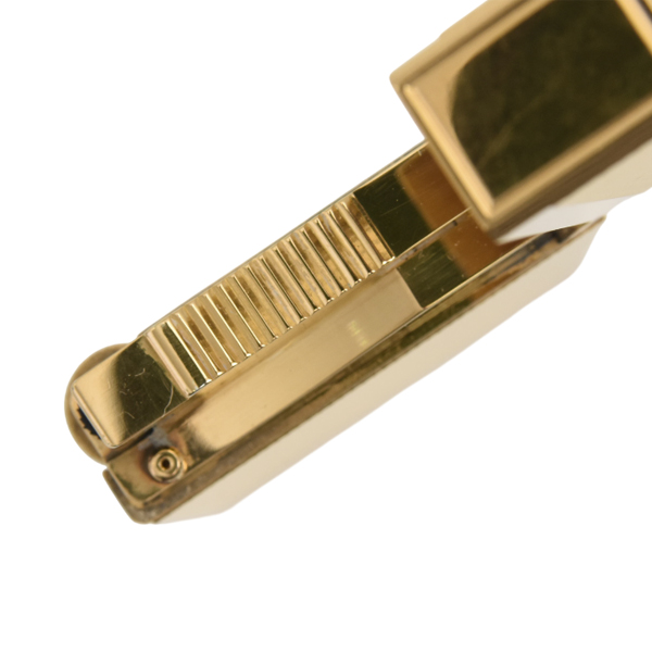 エステーデュポン ローラガスライター ライン2 ダイヤモンドヘッド メンテナンス済み ゴールド S.T.Dupont 中古