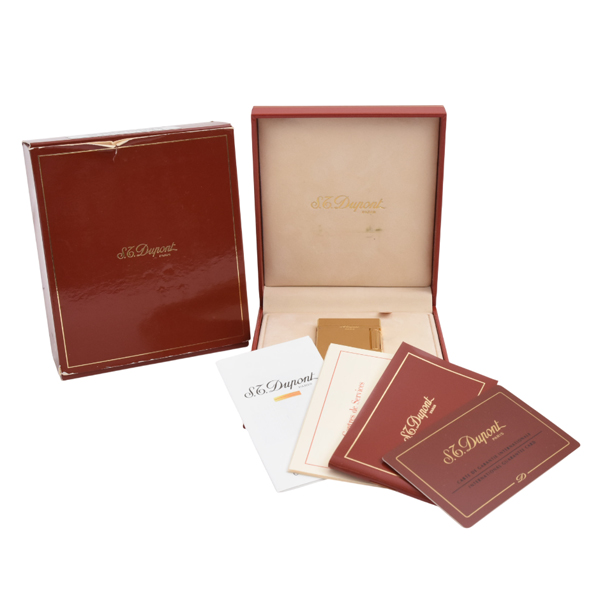 エステーデュポン ローラガスライター ライン2 ダイヤモンドヘッド メンテナンス済み ゴールド S.T.Dupont 中古