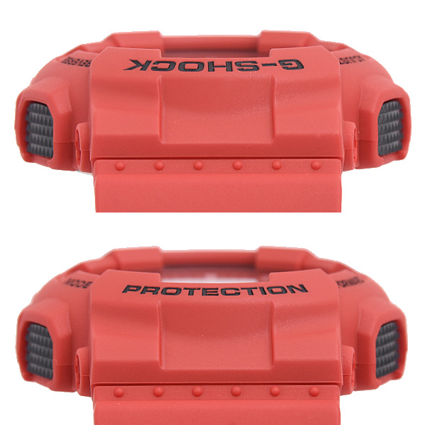 カシオ 時計 メンズ G-SHOCK 電池式 デジアナ文字盤 レッド SS ラバー カーボン 樹脂 Gショック 腕時計 CASIO GA-100B-4AER 中古