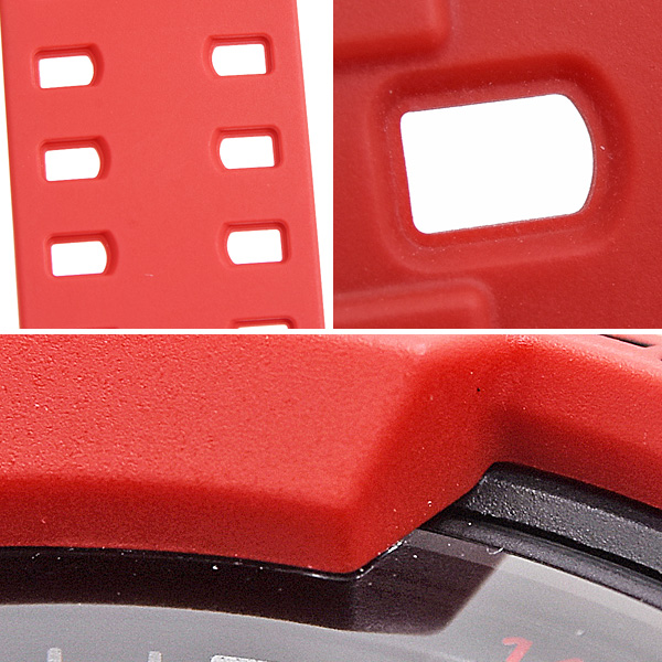 カシオ 時計 メンズ G-SHOCK 電池式 デジアナ文字盤 レッド SS ラバー カーボン 樹脂 Gショック 腕時計 CASIO GA-100B-4AER 中古