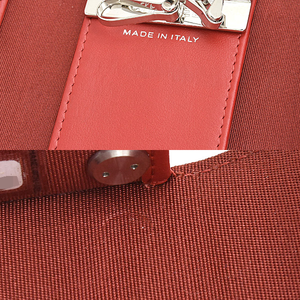 シャネル キーケース レディース ココマーク 4連キーケース キャビアスキン レッド CHANEL 中古