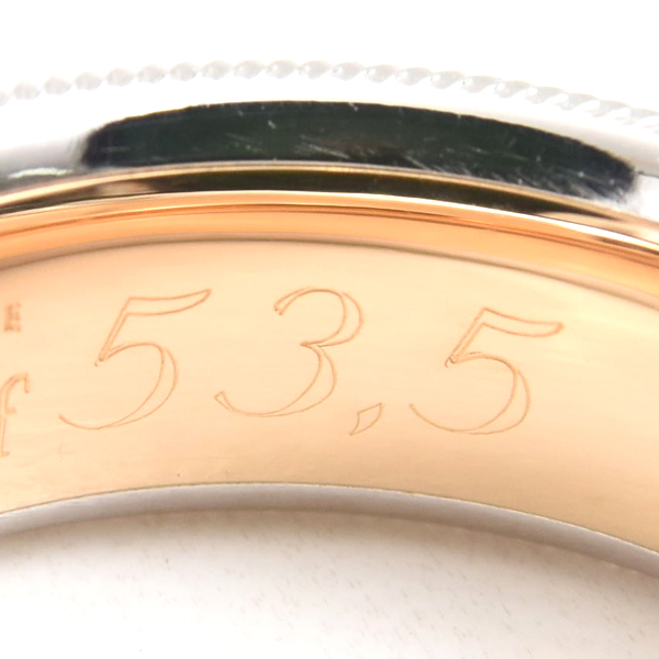 ウェレンドルフ ミキモト 指輪 レディース フォーゲットミーノット エマイユ 1Pダイヤ リング 53.5号 ゴールド Wellendorff 750WG 中古