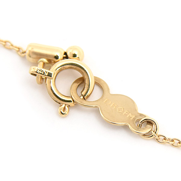 フォーエバーマーク ネックレス レディース センターオブマイユニバース ダイヤ D0.19ct イエローゴールド K18 FOREVERMARK 中古