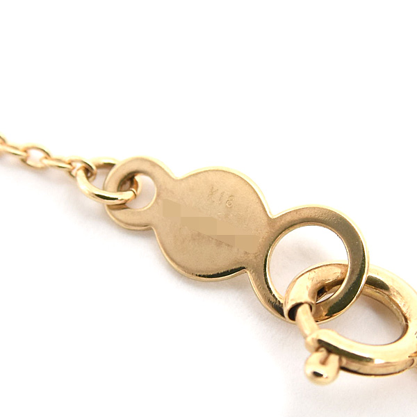 フォーエバーマーク ネックレス レディース センターオブマイユニバース ダイヤ D0.19ct イエローゴールド K18 FOREVERMARK 中古