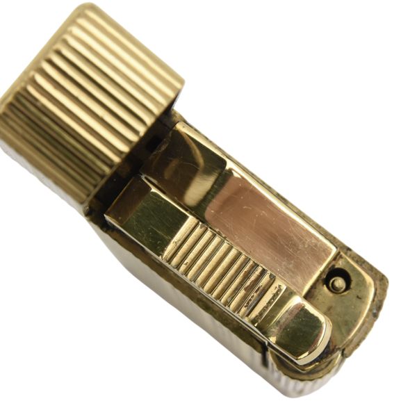 ダンヒル ローラーガスライター ダンヒル70 格子デザイン ゴールド メンテナンス済み dunhill 中古