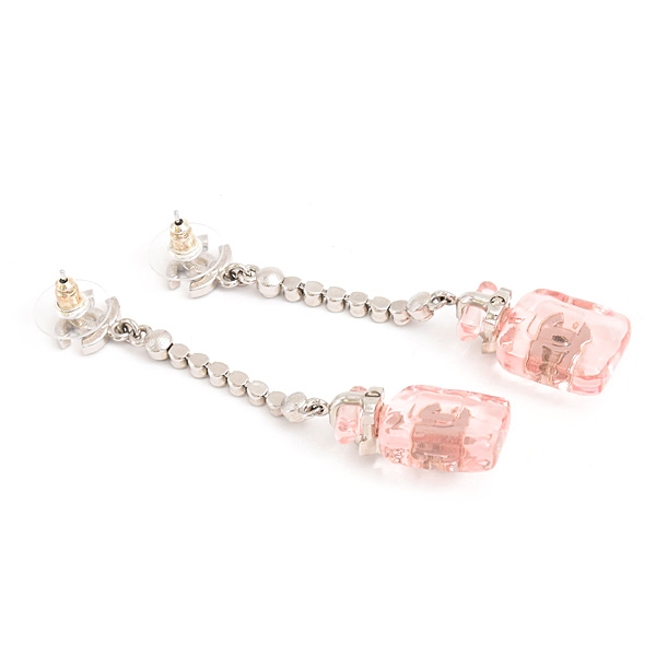 シャネル ピアス レディース パフューム ボトル ラインストーン B23S ピンク CHANEL 中古