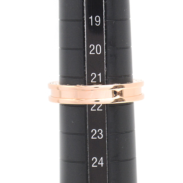 ブルガリ 指輪 メンズ ビーゼロワン B-ZERO1 リング XS 62号 実寸21.5号 ピンクゴールド BVLGARI 750PG 中古