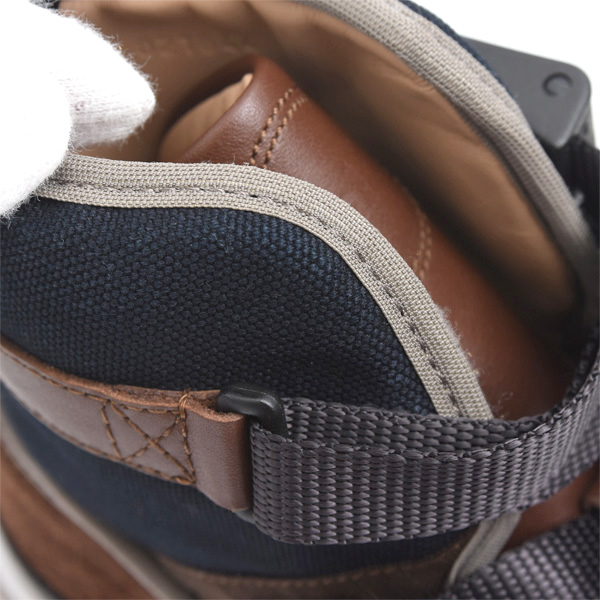 クロエ 靴 レディース ハイカットスニーカー ブラウン×ネイビー サイズ37 日本サイズ24cm Chloe 中古