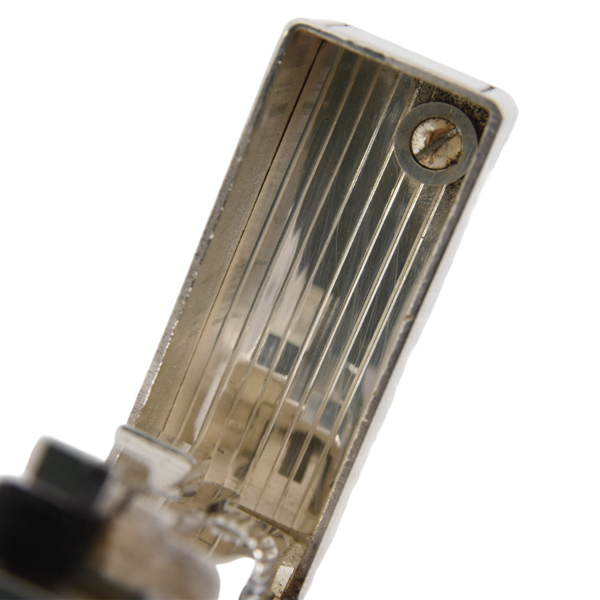 エステーデュポン ローラガスライター ライン1 ポーダーデザイン メンテナンス済 シルバー S.T.Dupont 中古