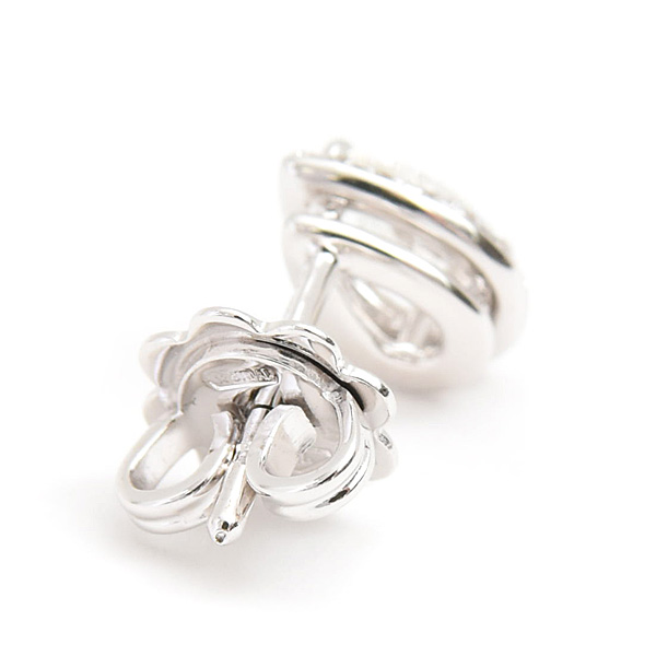 ダミアーニ ピアス レディース ミヌー ダイヤ ペアシェイプ 片耳 ホワイトゴールド 750WG DAMIANI 中古