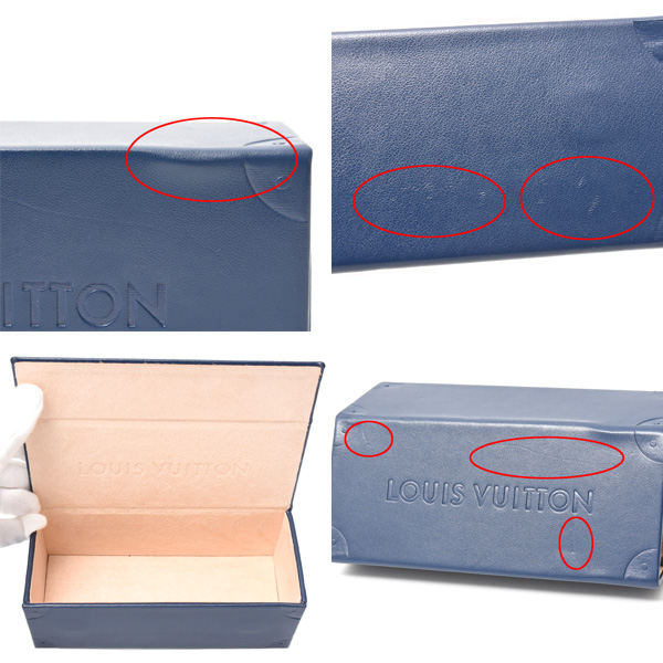 ルイヴィトン サングラス メンズ レディース グリース ゴールド クリアブラウンレンズ Louis Vuitton Z1366E 中古