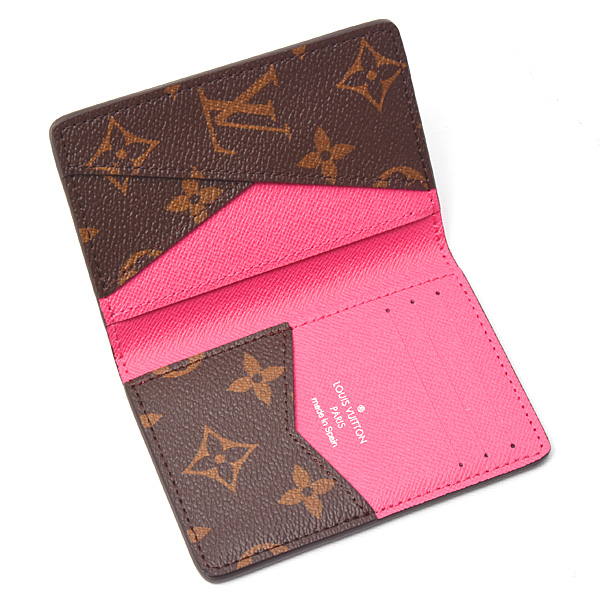 ルイヴィトン カードケース レディース モノグラムマカサー オーガナイザー ドゥ ポッシュ ポンディシェリピンク Louis Vuitton M12831 未使用品