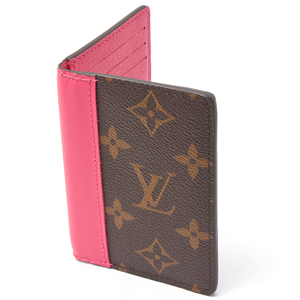 ルイヴィトン カードケース レディース モノグラムマカサー オーガナイザー ドゥ ポッシュ ポンディシェリピンク Louis Vuitton M12831 未使用品