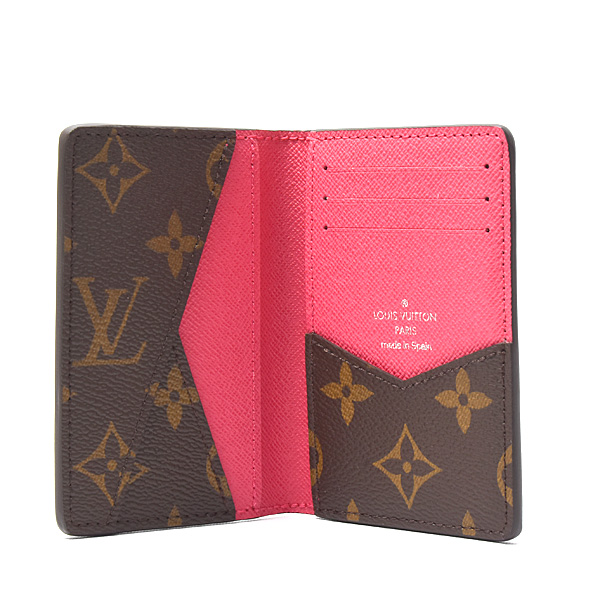 ルイヴィトン カードケース レディース モノグラムマカサー オーガナイザー ドゥ ポッシュ ポンディシェリピンク Louis Vuitton M12831 未使用品