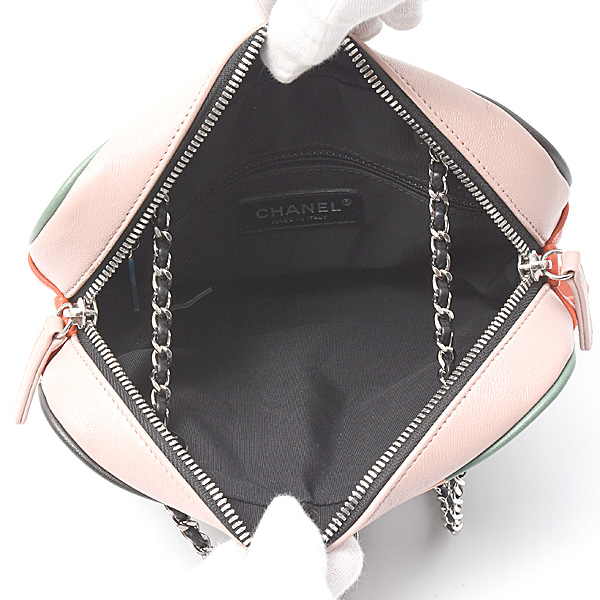 シャネル バッグ レディース マトラッセ チェーンショルダーバッグ 23番台 ラムスキン ブラック×マルチカラー CHANEL 中古