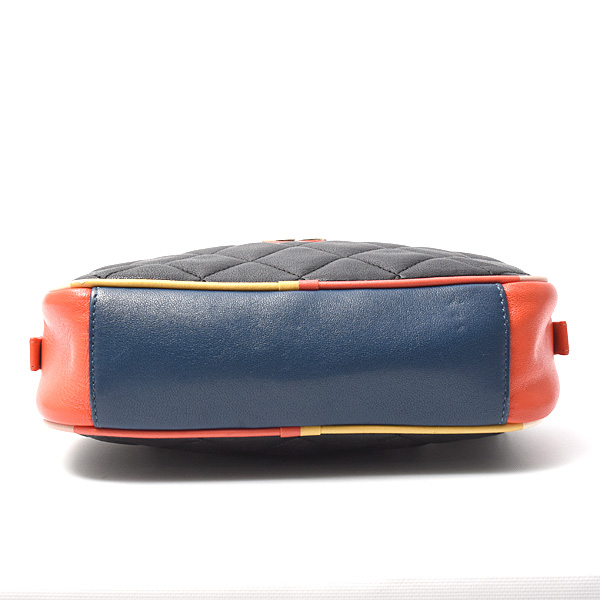 シャネル バッグ レディース マトラッセ チェーンショルダーバッグ 23番台 ラムスキン ブラック×マルチカラー CHANEL 中古