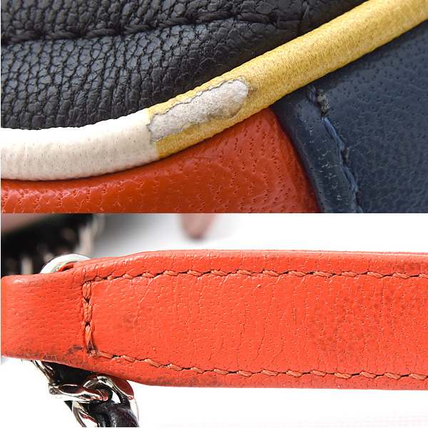 シャネル バッグ レディース マトラッセ チェーンショルダーバッグ 23番台 ラムスキン ブラック×マルチカラー CHANEL 中古