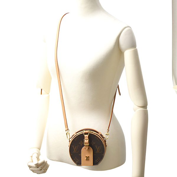 ルイヴィトン バッグ レディース ミニ ボワット シャポー ショルダーバッグ モノグラム Louis Vuitton M44699 中古