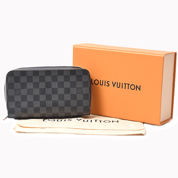 ルイヴィトン 財布 メンズ ダミエグラフィット ジッピーXL ジッピーウォレット 長財布 Louis Vuitton N41503 中古