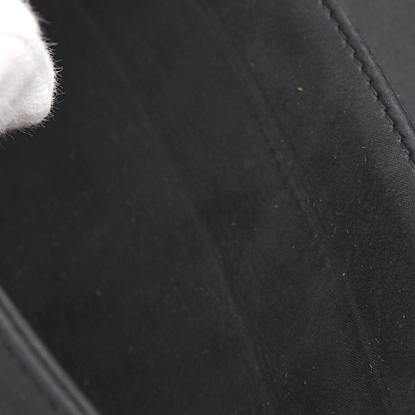 シャネル バッグ レディース マトラッセ チェーンショルダー 編み込み ベルベットカーフ ブラック CHANEL 中古