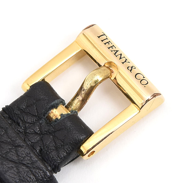 ティファニー 時計 レディース アトラス 電池式 イエローゴールド 18K TIFFANY D288.753 中古