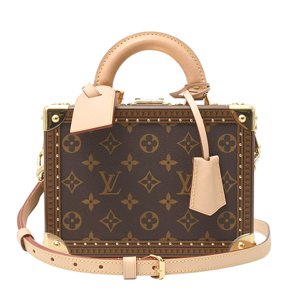 ルイヴィトン バッグ レディース モノグラム プティット ヴァリーズ トランク ハンドバッグ ショルダーバッグ Louis Vuitton M20468 中古