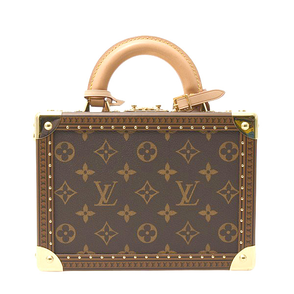 ルイヴィトン バッグ レディース モノグラム プティット ヴァリーズ トランク ハンドバッグ ショルダーバッグ Louis Vuitton M20468 中古