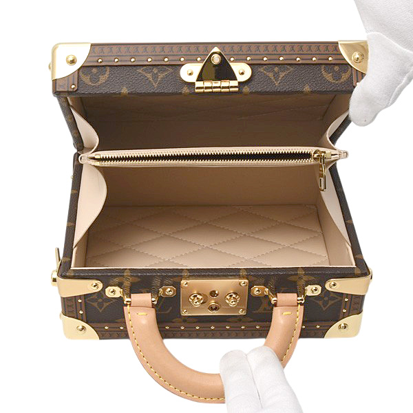 ルイヴィトン バッグ レディース モノグラム プティット ヴァリーズ トランク ハンドバッグ ショルダーバッグ Louis Vuitton M20468 中古