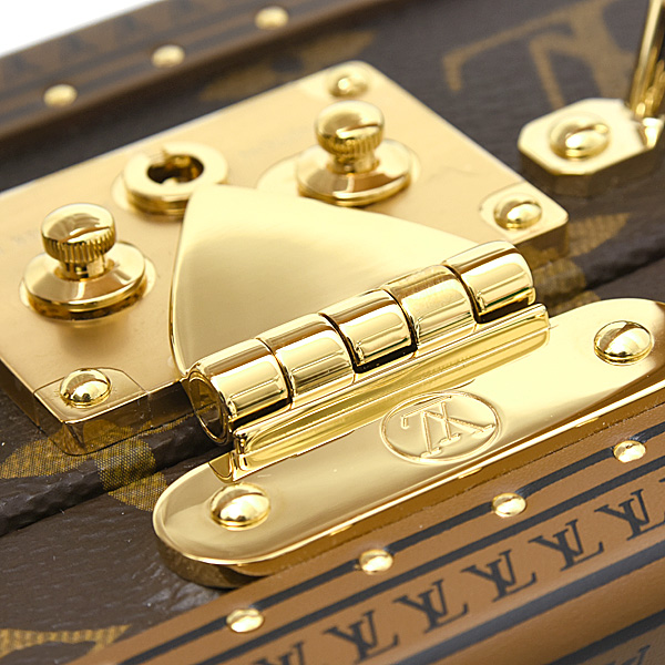 ルイヴィトン バッグ レディース モノグラム プティット ヴァリーズ トランク ハンドバッグ ショルダーバッグ Louis Vuitton M20468 中古