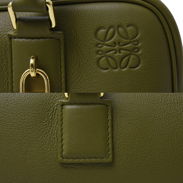 ロエベ バッグ レディース アマソナ23 クロップド バッグ ショルダーバッグ ナパカーフ オリーブ LOEWE A039N23X01 未使用展示品