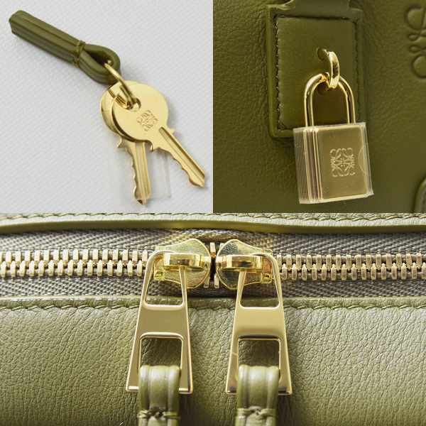 ロエベ バッグ レディース アマソナ23 クロップド バッグ ショルダーバッグ ナパカーフ オリーブ LOEWE A039N23X01 未使用展示品