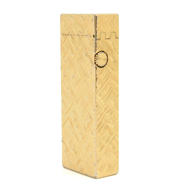 ダンヒル ローラーガスライター モザイクカット ゴールド メンテナンス済み dunhill 中古