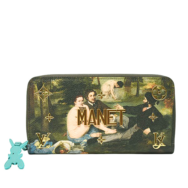ルイヴィトン 財布 レディース モノグラム マスターズコレクション ジッピーウォレット マネ Manet Louis Vuitton M20468 中古