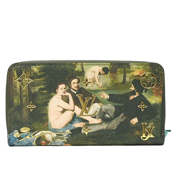 ルイヴィトン 財布 レディース モノグラム マスターズコレクション ジッピーウォレット マネ Manet Louis Vuitton M20468 中古