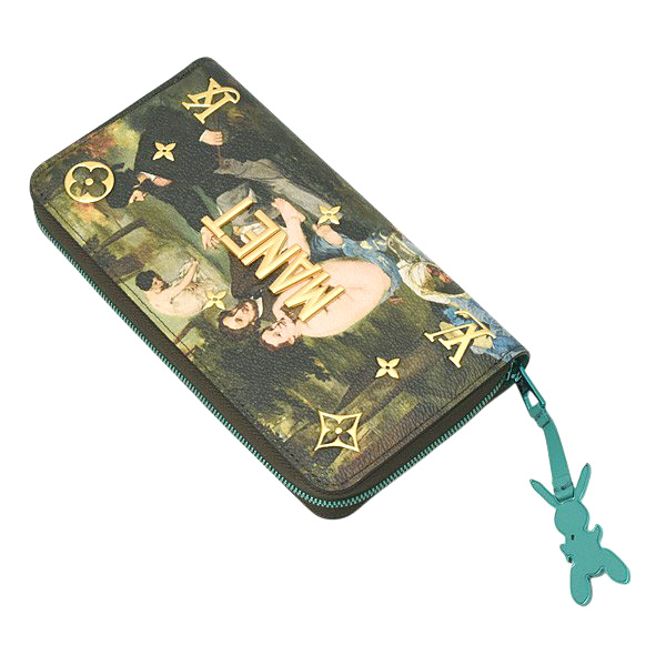 ルイヴィトン 財布 レディース モノグラム マスターズコレクション ジッピーウォレット マネ Manet Louis Vuitton M20468 中古