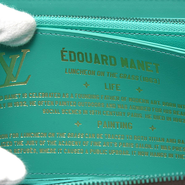 ルイヴィトン 財布 レディース モノグラム マスターズコレクション ジッピーウォレット マネ Manet Louis Vuitton M20468 中古
