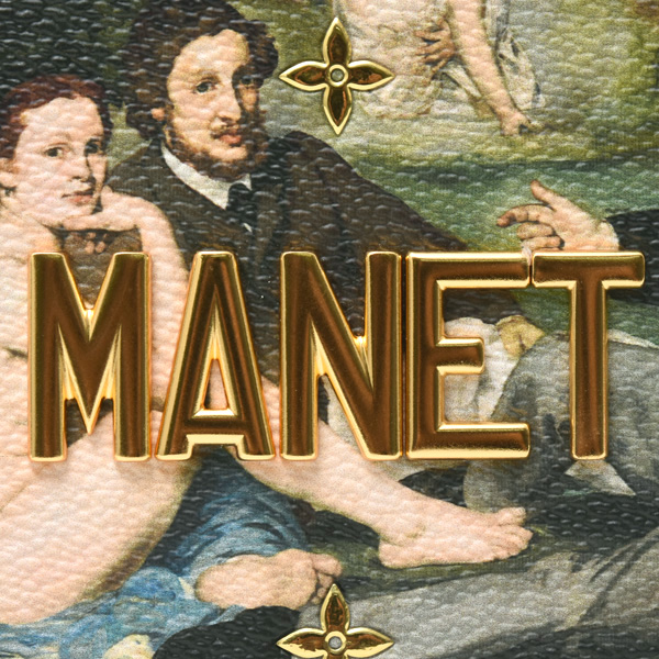 ルイヴィトン 財布 レディース モノグラム マスターズコレクション ジッピーウォレット マネ Manet Louis Vuitton M20468 中古