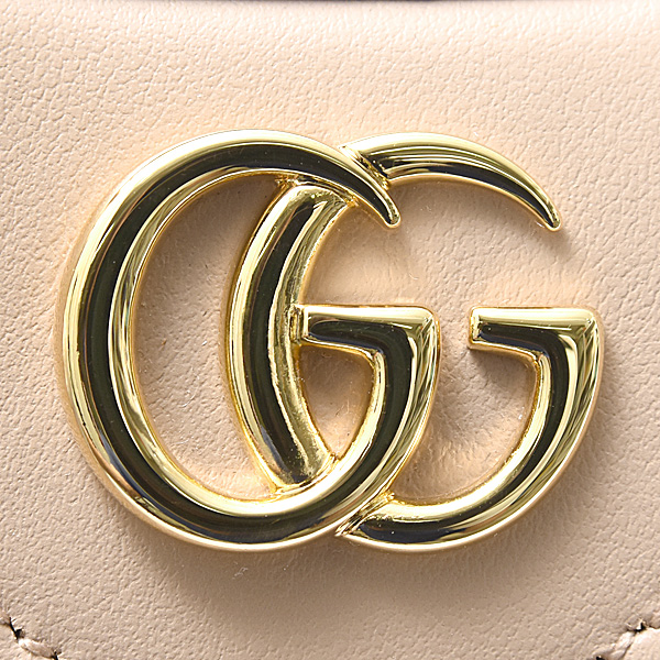 グッチ バッグ レディース GGマトラッセ 2WAYチェーンショルダーバッグ レザー ベージュ GUCCI 739736 未使用展示品