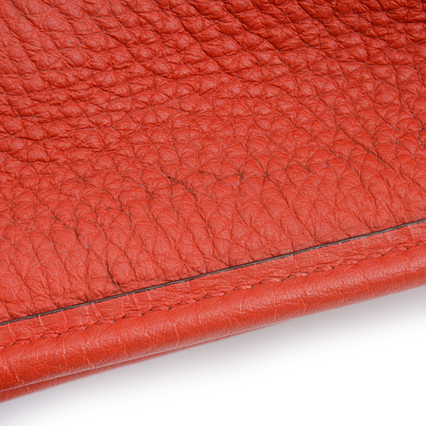 エルメス バッグ レディース メンズ エブリン2 PM ショルダーバッグ □H刻 トリヨン レッド HERMES 中古