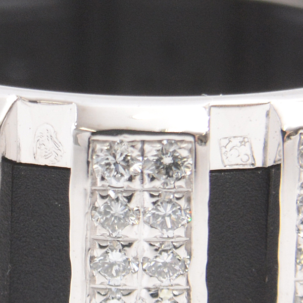 ショーメ 指輪 メンズ クラスワン フルダイヤモンド リング 56号 ホワイトゴールド CHAUMET 750WG 中古