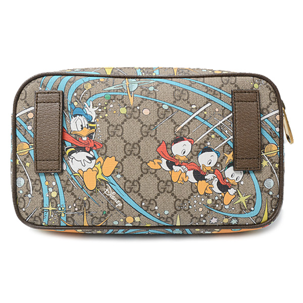 グッチ バッグ レディース メンズ GGスプリーム ディズニーコラボ ドナルドダッグ ボディバッグ GUCCI 602695 中古