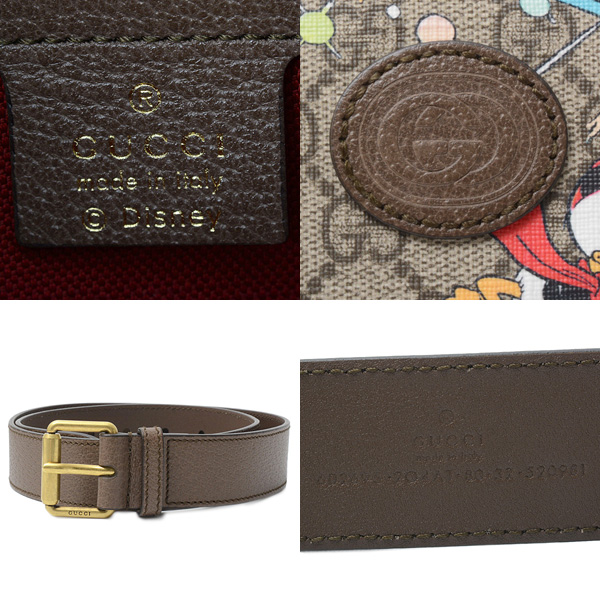 グッチ バッグ レディース メンズ GGスプリーム ディズニーコラボ ドナルドダッグ ボディバッグ GUCCI 602695 中古