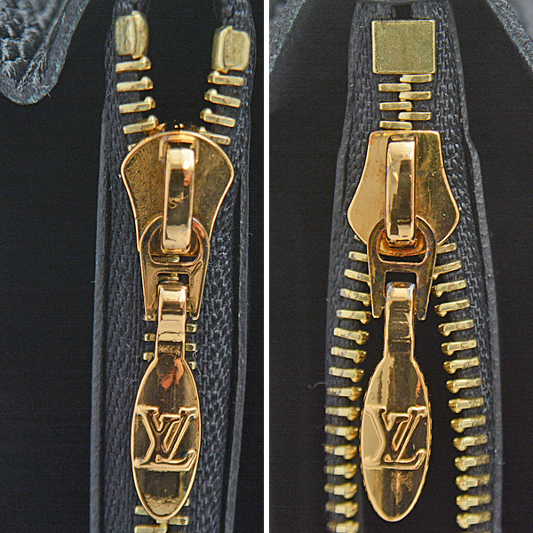 ルイヴィトン 財布 レディース ポルトフォイユカプシーヌ 長財布 キャンバス×レザー アイボリー×ブラック Louis Vuitton M81305 中古