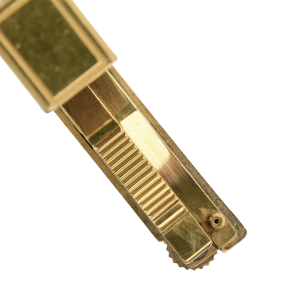 エステーデュポン ローラガスライター ライン2 漆 花柄 ブラックラッカー メンテナンス済み ゴールド S.T.Dupont 中古