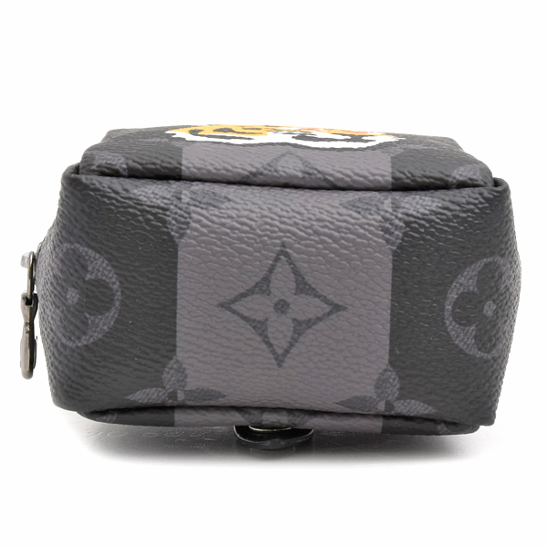 ルイヴィトン ブランド小物 メンズ レディース NIGOコラボ モノグラム エクリプス ポルト クレ スクエアード ポーチ チャーム MP3224 Louis Vuitton 中古