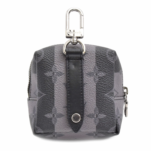 ルイヴィトン ブランド小物 メンズ レディース NIGOコラボ モノグラム エクリプス ポルト クレ スクエアード ポーチ チャーム MP3224 Louis Vuitton 中古