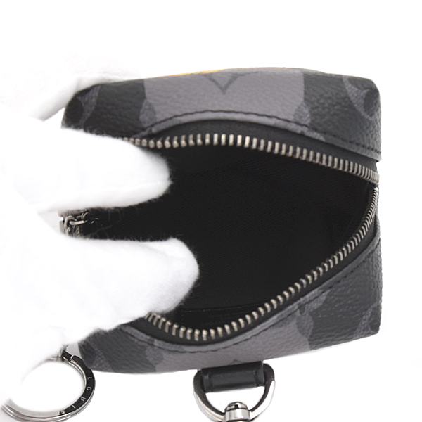 ルイヴィトン ブランド小物 メンズ レディース NIGOコラボ モノグラム エクリプス ポルト クレ スクエアード ポーチ チャーム MP3224 Louis Vuitton 中古