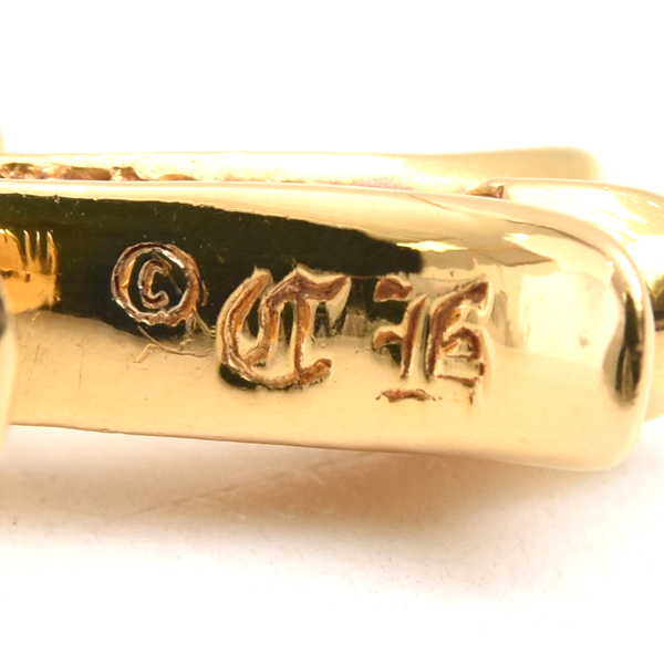 クロムハーツ ペンダント メンズ タイニーファット クロス パヴェダイヤモンド ペンダント トップ イエローゴールド CHROME HEARTS 22KYG 中古