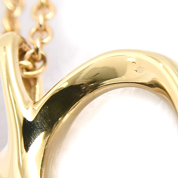 ティファニー ネックレス レディース アップル ペンダント 林檎 リンゴ イエローゴールド 750YG K18 TIFFANY 中古