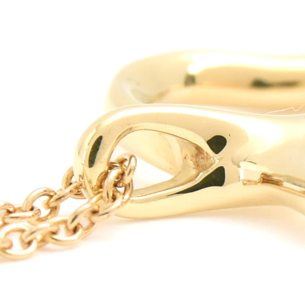 ティファニー ネックレス レディース アップル ペンダント 林檎 リンゴ イエローゴールド 750YG K18 TIFFANY 中古